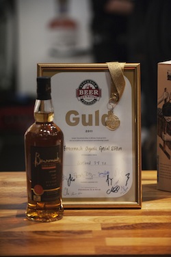 Organic - Gold Award - Stockholm Beer and Whisky Festival 2011