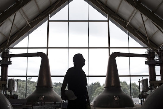 A Striking Pose Inside The new Dalmunach Distillery