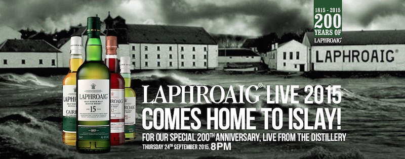 This year’s show will be streamed live from the home of Laphroaig, the island of Islay
