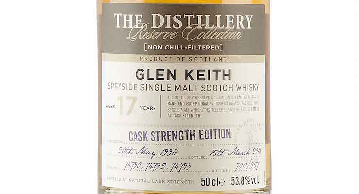 Glen Keith 17 Year Old - 1998 / Cask Strength Edition £84.00