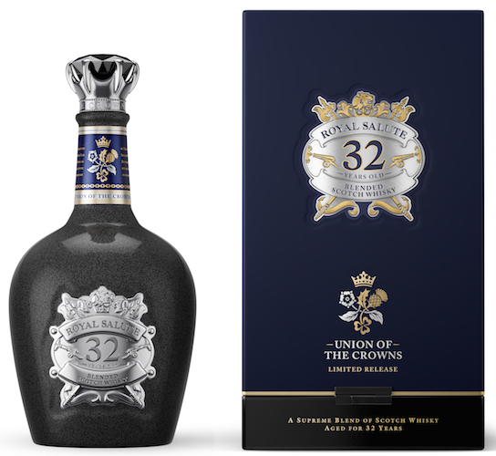 Royal Salute 32 Year Old Union of the Crowns will be available from September 2016 