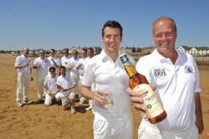 Isle of Skye Whisky sponsors The Ship Inn Cricket Club for their match against Grange CC. Landward's Dougie Vipond was playing for the Ship Inn team.