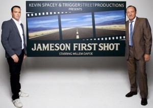 Dana Brunetti, President of Trigger Street Productions, with Kevin Spacey
